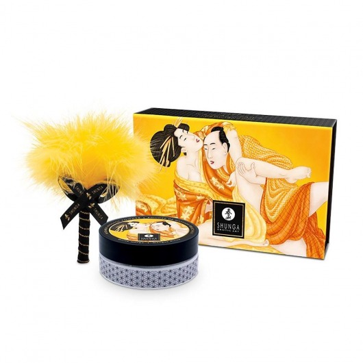 Массажная пудра с ароматом манго Luscious Mango - Shunga - купить с доставкой в Магнитогорске