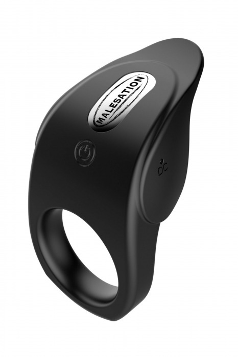 Черное эрекционное виброкольцо Vibro Lust Ring - MALESATION - в Магнитогорске купить с доставкой