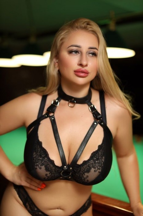 Черная кожаная сбруя с ошейником plus size из нежной кожи - БДСМ Арсенал - купить с доставкой в Магнитогорске