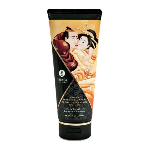 Массажный крем для тела с ароматом миндаля Almond Sweetness - 200 мл. - Shunga - купить с доставкой в Магнитогорске