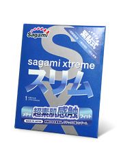 Презерватив Sagami Xtreme FEEL FIT 3D - 1 шт. - Sagami - купить с доставкой в Магнитогорске