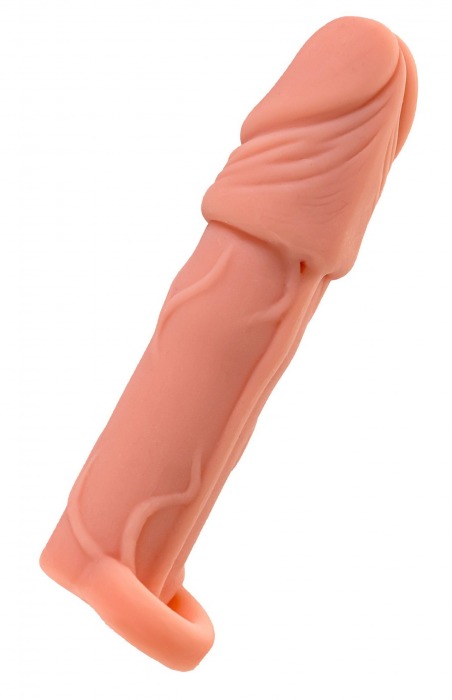 Телесная удлиняющая насадка с подхватом - 16 см. - ToyFa - в Магнитогорске купить с доставкой