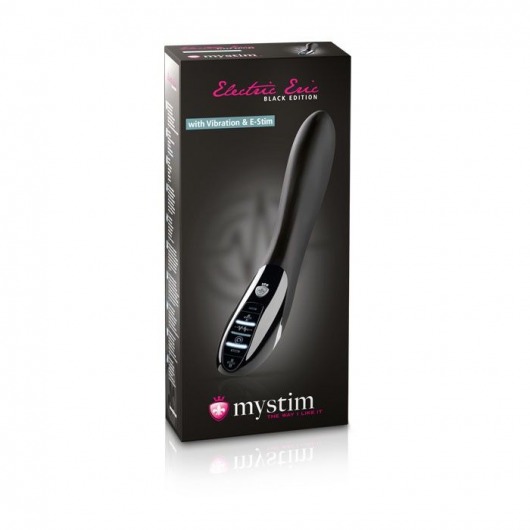 Черный вибратор с миостимуляцией Mystim Electric Eric Black Edition - 27 см. - MyStim - купить с доставкой в Магнитогорске