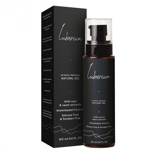 Интимный гель на водной основе с экстрактами нони и нима Luberium Natural Gel - 100 мл. - Luberium - купить с доставкой в Магнитогорске
