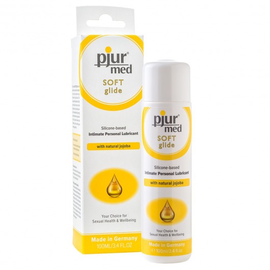 Силиконовый лубрикант с жожоба pjur MED Soft glide - 100 мл. - Pjur - купить с доставкой в Магнитогорске