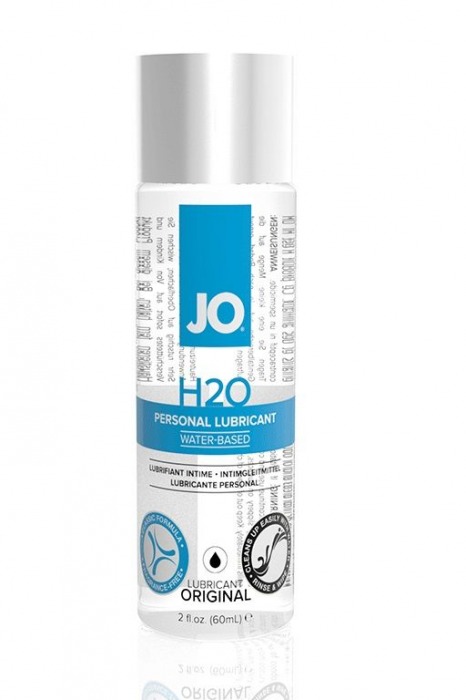 Нейтральный лубрикант на водной основе JO Personal Lubricant H2O - 60 мл. - System JO - купить с доставкой в Магнитогорске