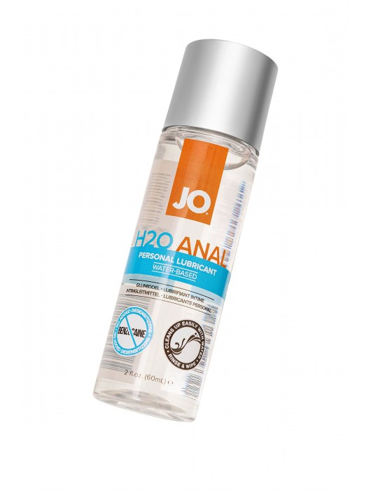 Анальный лубрикант на водной основе JO Anal H2O - 60 мл. - System JO - купить с доставкой в Магнитогорске