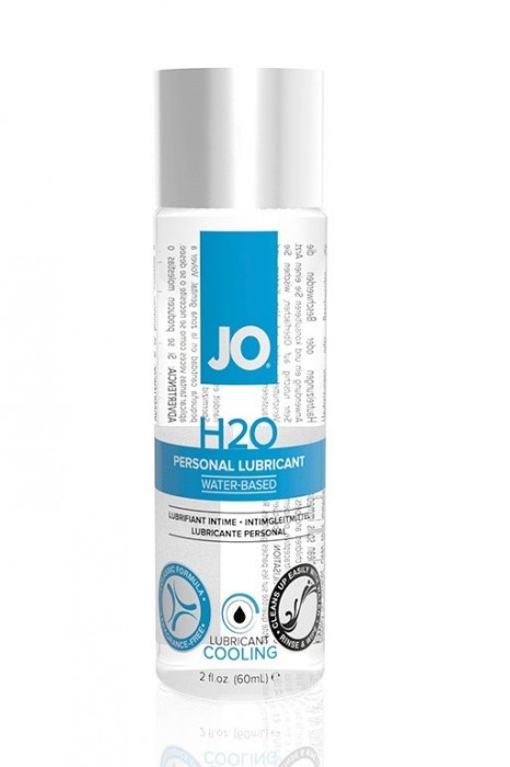 Охлаждающий лубрикант на водной основе JO Personal Lubricant H2O COOLING - 60 мл. - System JO - купить с доставкой в Магнитогорске