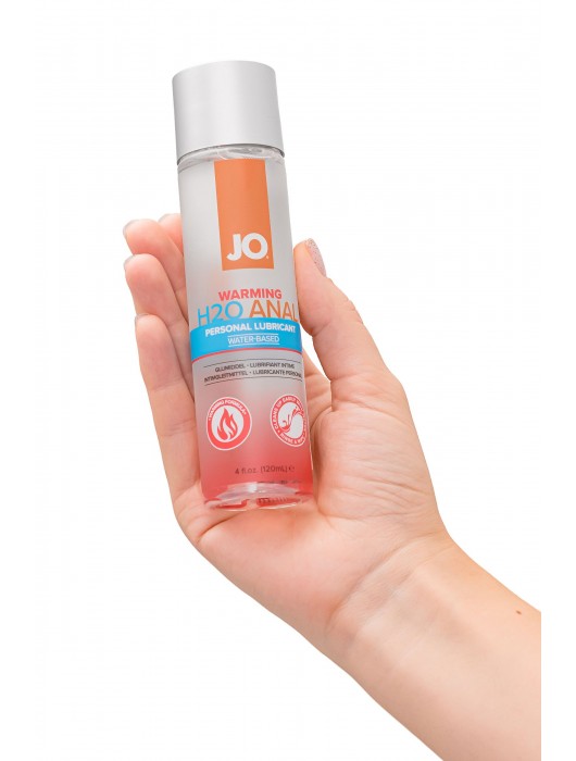 Анальный согревающий лубрикант на водной основе JO Anal H2O Warming - 120 мл. - System JO - купить с доставкой в Магнитогорске