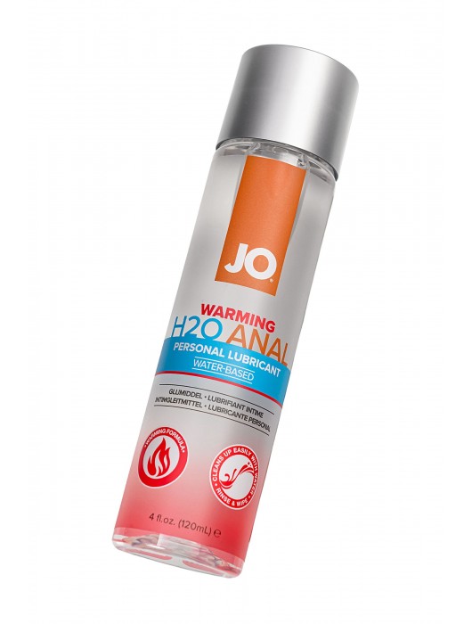Анальный согревающий лубрикант на водной основе JO Anal H2O Warming - 120 мл. - System JO - купить с доставкой в Магнитогорске