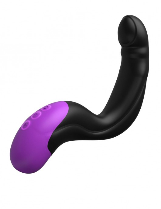 Черно-фиолетовый вибромассажёр простаты Hyper-Pulse P-Spot Massager - Pipedream - в Магнитогорске купить с доставкой