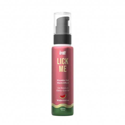 Гель Lick Me с согревающим эффектом и ароматом арбуза - 50 мл. - INTT - купить с доставкой в Магнитогорске