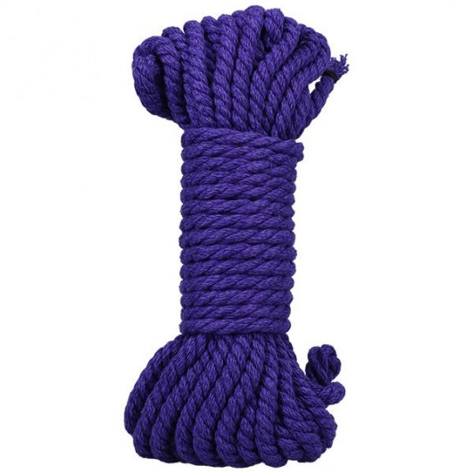 Фиолетовая верёвка для связывания и фиксации Bind Tie - 9,14 м. - Doc Johnson - купить с доставкой в Магнитогорске