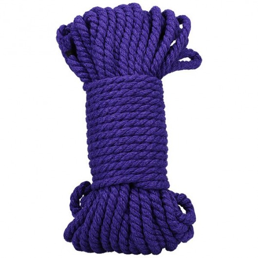 Фиолетовая верёвка для связывания и фиксации Bind Tie - 15,24 м. - Doc Johnson - купить с доставкой в Магнитогорске