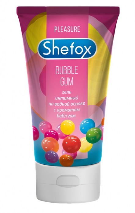 Интимная гель-смазка Shefox «Бабл гам» - 50 мл. - Shefox - купить с доставкой в Магнитогорске