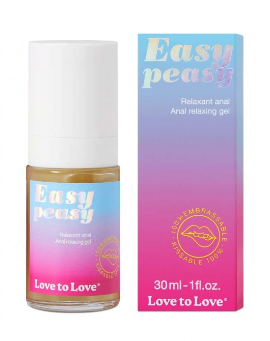 Анальный расслабляющий гель Easy Peasy - 30 мл. - Love to Love - купить с доставкой в Магнитогорске