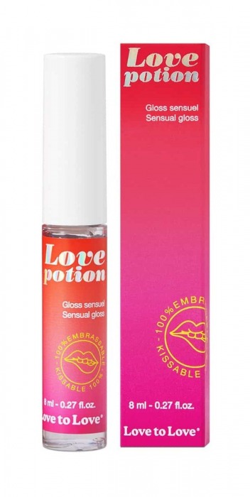 Возбуждающий блеск для губ Love Potion - 8 мл. - Love to Love - купить с доставкой в Магнитогорске