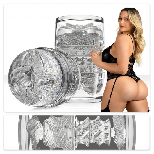 Прозрачный двусторонний мастурбатор Fleshlight Quickshot Mia Malkova - Fleshlight - в Магнитогорске купить с доставкой
