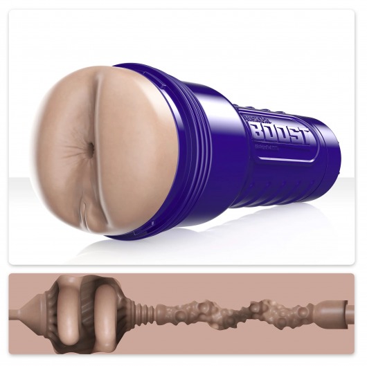 Телесный мастурбатор-анус Fleshlight Boost Blast Female - Fleshlight - в Магнитогорске купить с доставкой