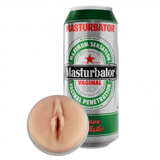 Мастурбатор-вагина Heineken Vagina II - Adrien Lastic - в Магнитогорске купить с доставкой