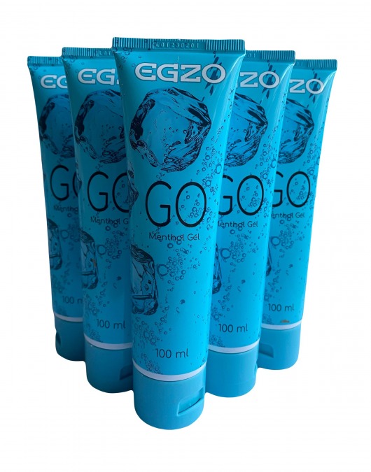 Набор из 5 пролонгирующих лубрикантов на водной основе Egzo Go (по 100 мл.) - EGZO - купить с доставкой в Магнитогорске