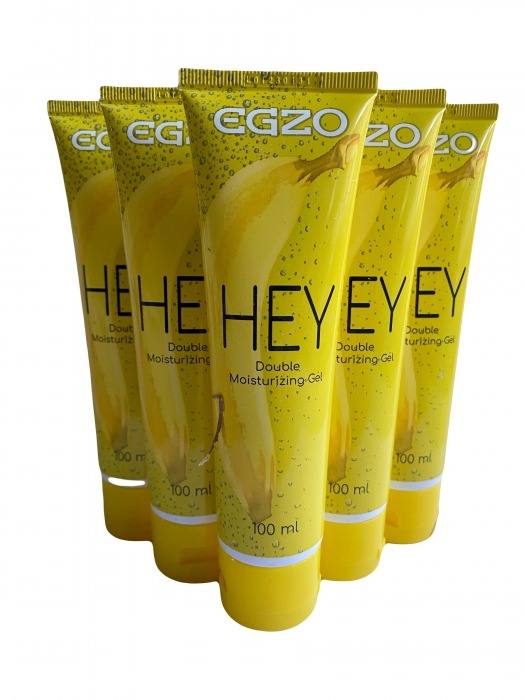 Набор из 5 анальных лубрикантов на водной основе Egzo Hey (по 100 мл.) - EGZO - купить с доставкой в Магнитогорске