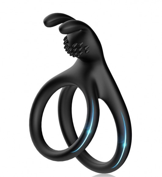 Черное эрекционное кольцо с подхватом мошонки - Boys of Toys - в Магнитогорске купить с доставкой