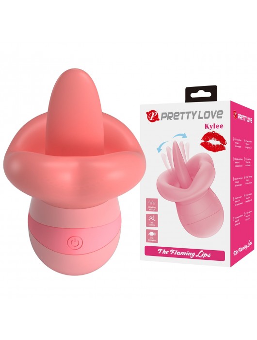 Розовый клиторальный стимулятор Kylee - Baile