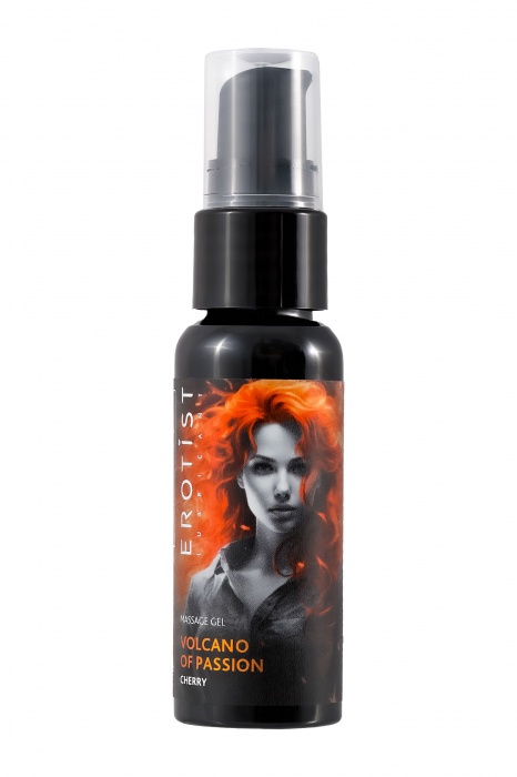 Гель с эффектом вибрации Volcano Of Passion со вкусом вишни - 25 мл. - Erotist Lubricants - купить с доставкой в Магнитогорске