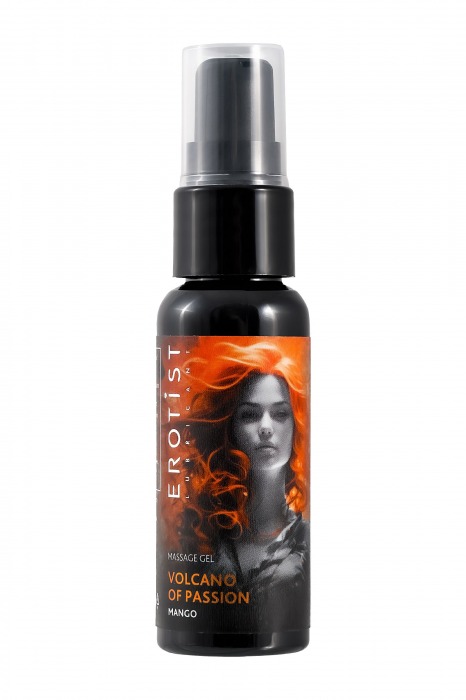 Гель с эффектом вибрации Volcano Of Passion со вкусом манго - 25 мл. - Erotist Lubricants - купить с доставкой в Магнитогорске