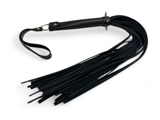Черная плеть с шипами Risky Arsenal - 55 см. - БДСМ Арсенал - купить с доставкой в Магнитогорске