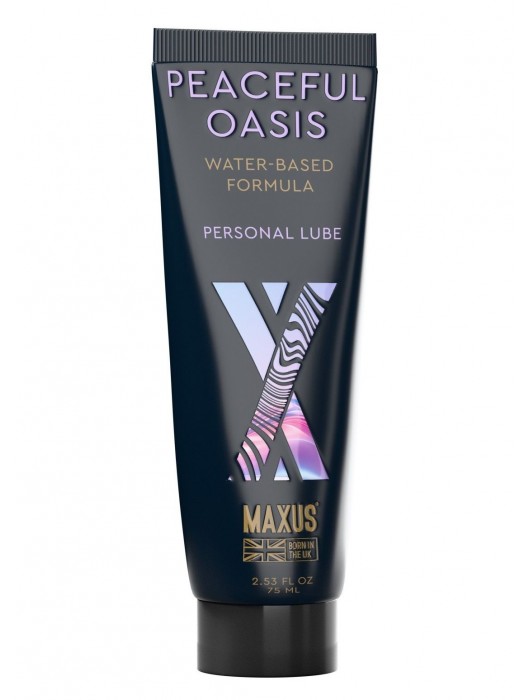 Интимный гель на водной основе MAXUS Peaceful Oasis - 75 мл. - Maxus - купить с доставкой в Магнитогорске