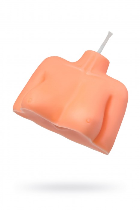 Оранжевая сувенирная свеча «Женский силуэт» - Pecado - купить с доставкой в Магнитогорске