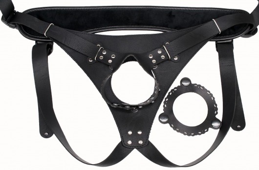 Пояс Hard Brutal для больших насадок - LOVETOY (А-Полимер) - купить с доставкой в Магнитогорске