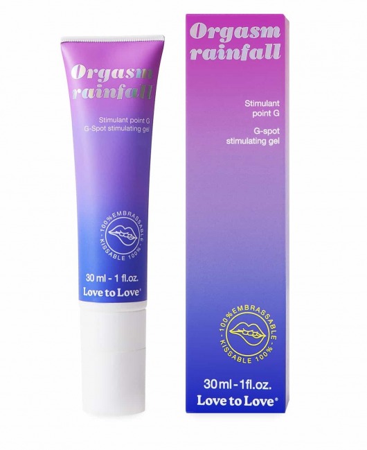 Гель для стимуляции G-точки зоны Orgasm Rainfall - 30 мл. - Love to Love - купить с доставкой в Магнитогорске