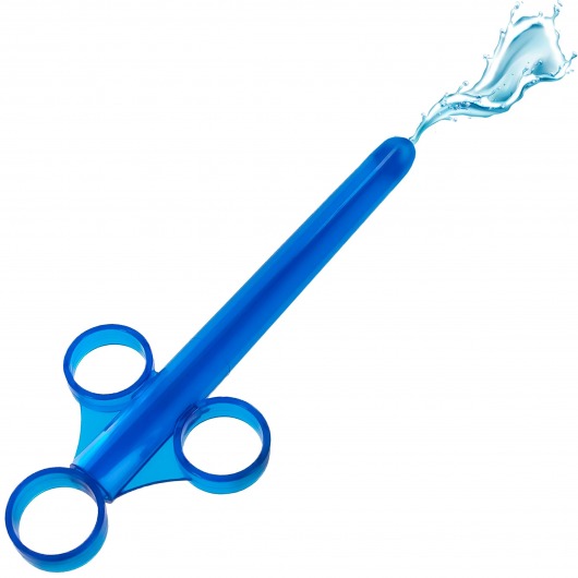 Синий шприц для введения лубриканта XL Lubricant Launcher - XR Brands - купить с доставкой в Магнитогорске