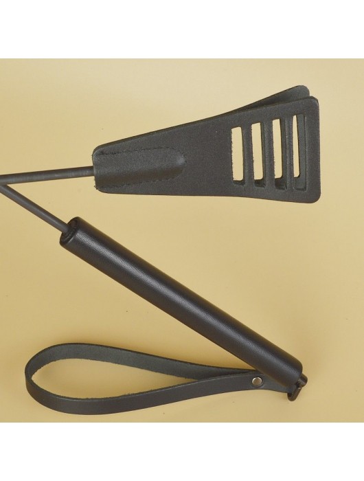 Черный кожаный стек «Сириус» - 60 см. - Sitabella - купить с доставкой в Магнитогорске