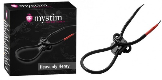 Эрекционное лассо для электростимуляции HEAVENLY HENRY - MyStim - купить с доставкой в Магнитогорске