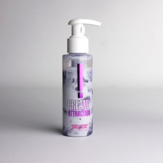 Увлажняющий крем-гель для тела с ароматом ежевики Creamy Attraction Blackberry - 100 мл. - INTT - купить с доставкой в Магнитогорске