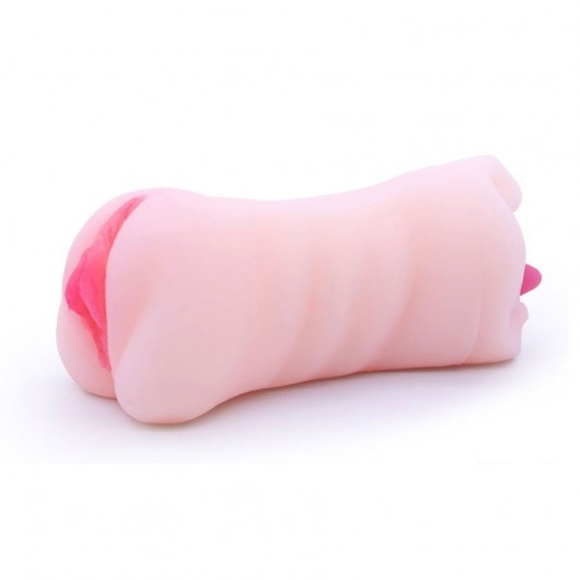 Телесный двусторонний мастурбатор - вагина и ротик - Boys of Toys - в Магнитогорске купить с доставкой