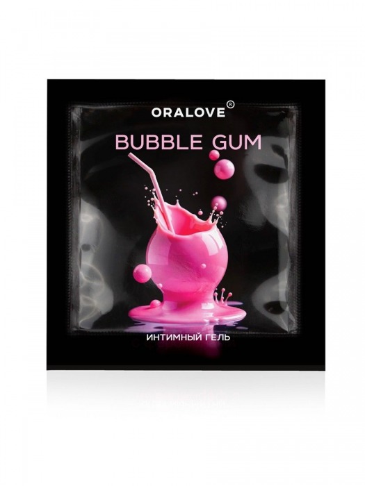 Саше съедобной оральной смазки OraLove с ароматом бабл-гам - 3 гр. - Биоритм - купить с доставкой в Магнитогорске