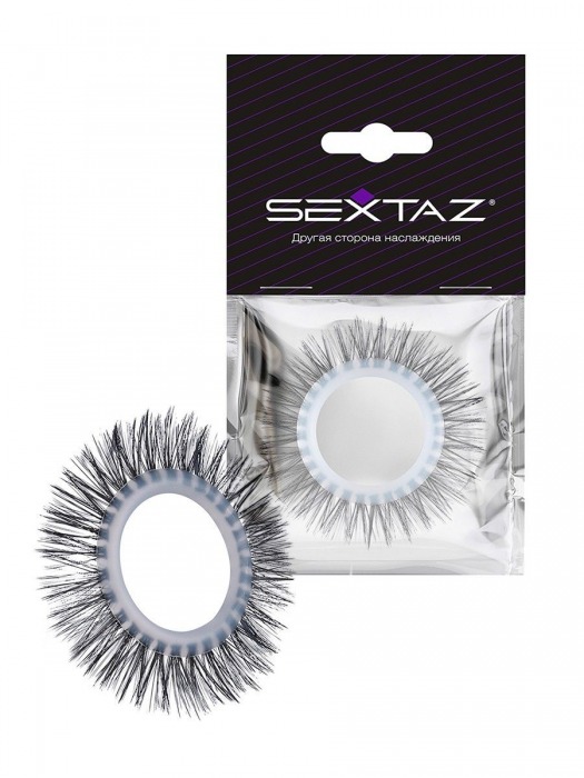 Круглое эрекционное кольцо с длинными «ресничками» - Sextaz - в Магнитогорске купить с доставкой