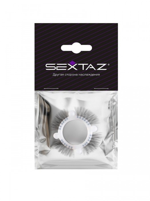 Эластичное кольцо с «ресничками» и 4 шариками - Sextaz - в Магнитогорске купить с доставкой