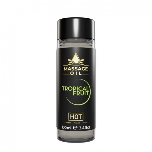Массажное масло c ароматом тропических фруктов Massage Oil - 100 мл. - HOT - купить с доставкой в Магнитогорске