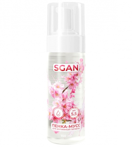 Пенка-мусс для интимной гигиены SGAN с пребиотиками - 150 мл. - SGAN - купить с доставкой в Магнитогорске