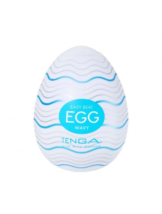 Мастурбатор-яйцо Tenga Egg Wavy - Tenga - в Магнитогорске купить с доставкой