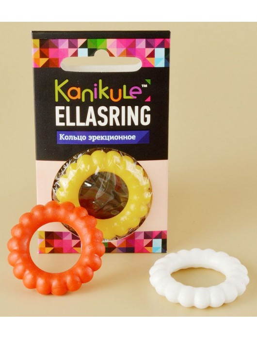 Цветное рельефное эрекционное кольцо Ellasring - Sitabella - в Магнитогорске купить с доставкой
