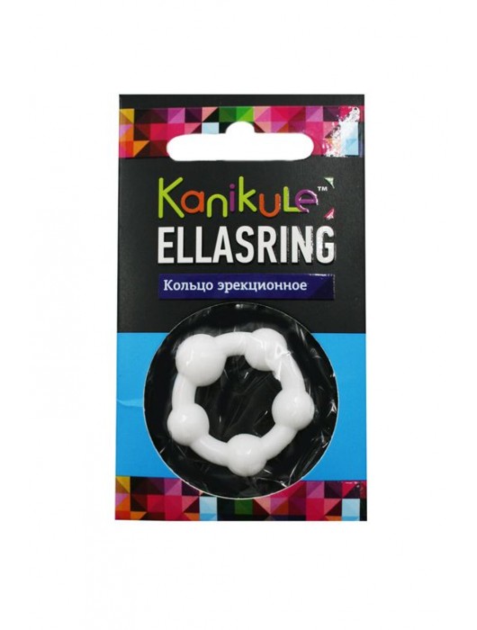 Цветное эрекционное кольцо с шариками Ellasring - Sitabella - в Магнитогорске купить с доставкой
