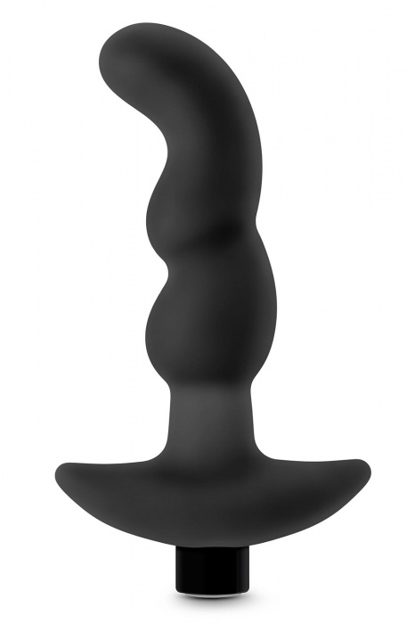 Черный вибромассажер простаты Prostate Massager 03 - 15,2 см. - Blush Novelties - в Магнитогорске купить с доставкой
