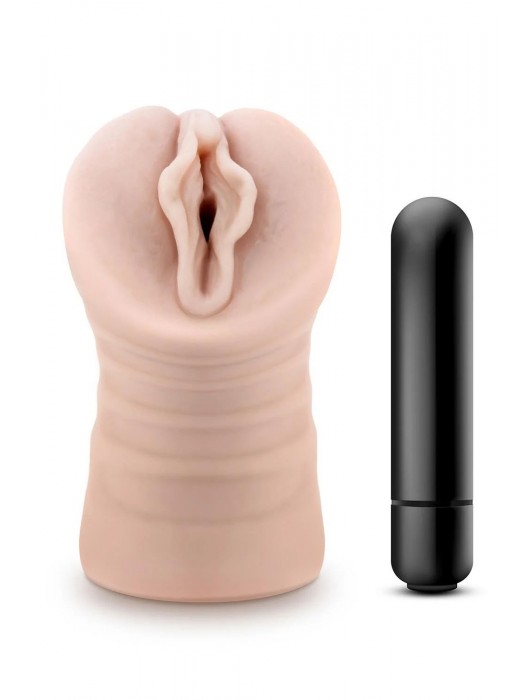 Телесный мастурбатор-вагина Destini - Blush Novelties - в Магнитогорске купить с доставкой